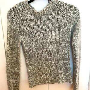 American eagle shear angora sweater- S